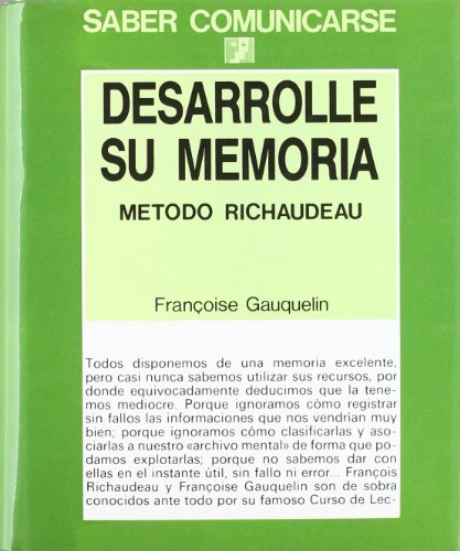 Desarrolle su memoria (9788427114838) by Richadeu, Francois