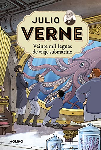 Imagen de archivo de Julio Verne - Veinte mil leguas de viaje submarino (edici�n actualizada, ilustrada y adaptada) (Spanish Edition) a la venta por St Vincent de Paul of Lane County