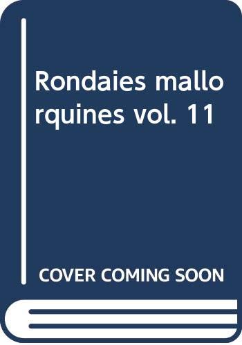 Beispielbild fr Rondaies mallorquines vol. 11 zum Verkauf von medimops