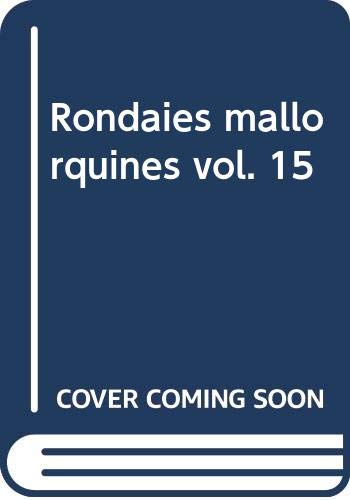 Imagen de archivo de Rondaies mallorquines vol. 15 a la venta por medimops