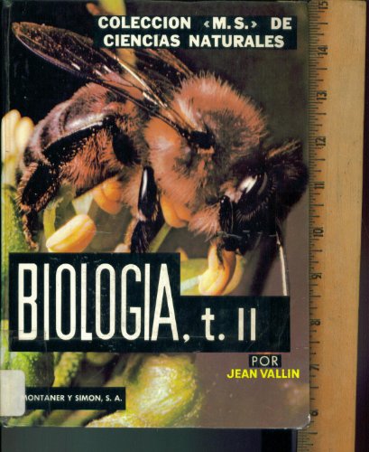 Imagen de archivo de Coleccin MS de Ciencias Naturales - Biologa tomo II Jean Vallin a la venta por VANLIBER