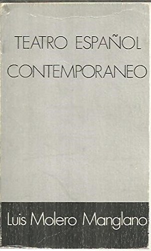 Beispielbild fr Teatro Espaol Contemporneo zum Verkauf von Anybook.com