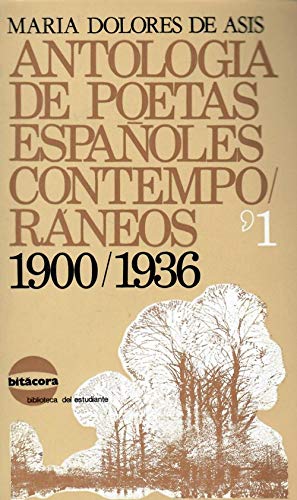 Beispielbild fr Antologia De Poetas Espaoles Contemporneos (Volume 1) zum Verkauf von Anybook.com