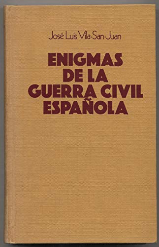 Beispielbild fr Enigmas de la Guerra Civil Espaola zum Verkauf von Hamelyn