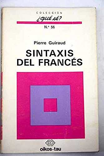 Imagen de archivo de Sintxis del francs a la venta por medimops