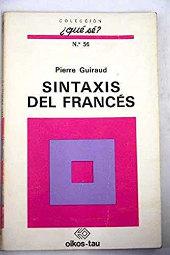 Stock image for Sintxis del francs for sale by medimops