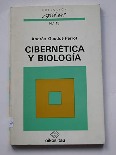 Beispielbild fr Ciberntica y biologa zum Verkauf von AG Library