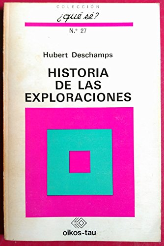 Stock image for Historia de las exploraciones for sale by AG Library