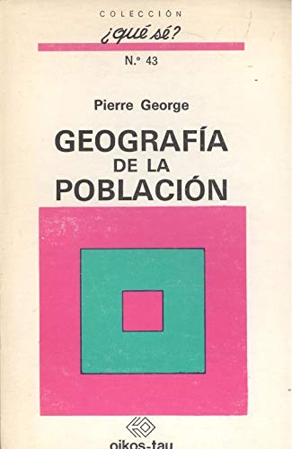 9788428101752: Geografia de la poblacion