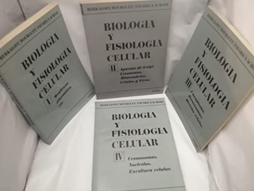 Imagen de archivo de Biologia y fisiologia celular (4 vols) a la venta por El Pergam Vell