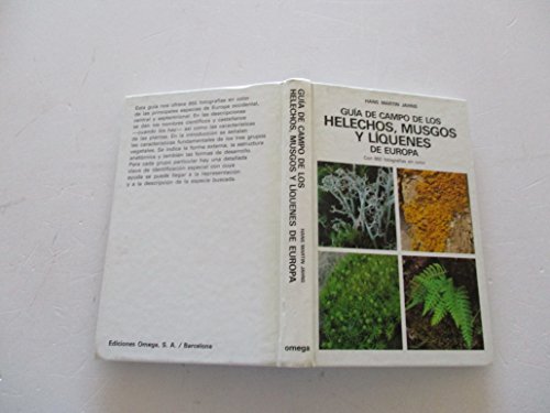 Beispielbild fr GUIA CAMPO HELECHOS,MUSGOS Y LIQUENESJAHNS, HANS MARTIN zum Verkauf von Iridium_Books