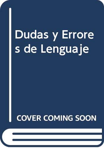 Beispielbild fr Dudas Y Errores De Lenguaje zum Verkauf von Anybook.com