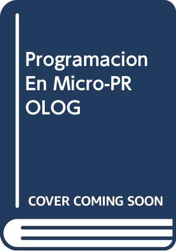 Stock image for Programacion en Microprolog un lenguaje for sale by Livro Ibero Americano Ltda