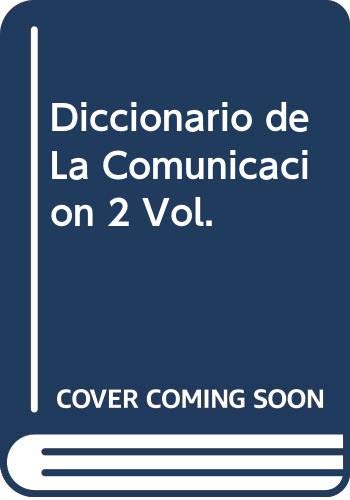 9788428316095: Diccionario de La Comunicacion 2 Vol.