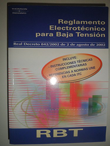 Imagen de archivo de Rbt -reglamento Electrotecnico para Baja Tension a la venta por Hamelyn