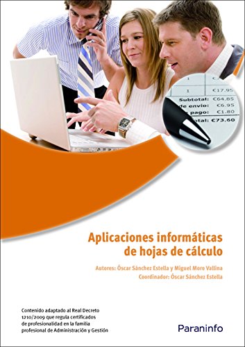 Imagen de archivo de APLICACIONES INFORMTICAS DE HOJAS DE CLCULO. MICROSOFT EXCEL 2007 a la venta por Librerias Prometeo y Proteo