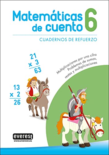 Stock image for MATEMTICAS DE CUENTO 6. CUADERNOS DE REFUERZO for sale by KALAMO LIBROS, S.L.