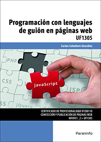 Beispielbild fr Programacin con Lenguajes de Guin en Paginas Web zum Verkauf von Hamelyn