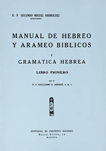 Imagen de archivo de Manual hebreo y arameo biblico (gramatica hebrea) a la venta por Imosver