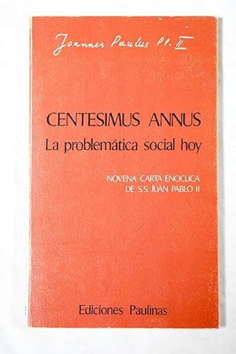 Stock image for Centesimus Annus for sale by Libros Tobal