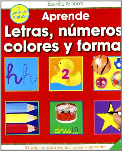 Aprende letras, nÃºmeros, colores y formas (9788428535472) by [???]