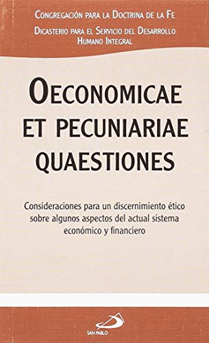 Imagen de archivo de OECONOMICAE ET PECUNIARIAE QUAESTIONES a la venta por Antrtica