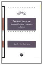 Imagen de archivo de DECIR EL HOMBRE: ICONO DEL CREADOR, REVELACION DEL AMOR a la venta por Iridium_Books