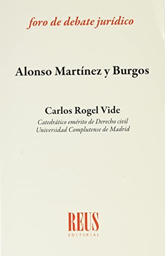 Stock image for Alonso Martnez y Burgos for sale by AG Library