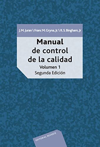 Stock image for MANUAL DE CONTROL DE LA CALIDAD. VOL. 1 (IMP. DIG.) for sale by Zilis Select Books