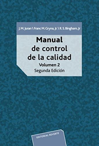 Stock image for MANUAL DE CONTROL DE LA CALIDAD for sale by Zilis Select Books