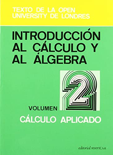 9788429151183: Introduccin al clculo y al lgebra. Clculo aplicado (Vol. 2)