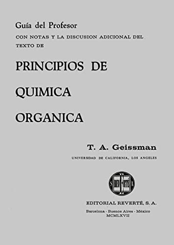 9788429171815: Principios Qumica Orgnica. Guia Prof.
