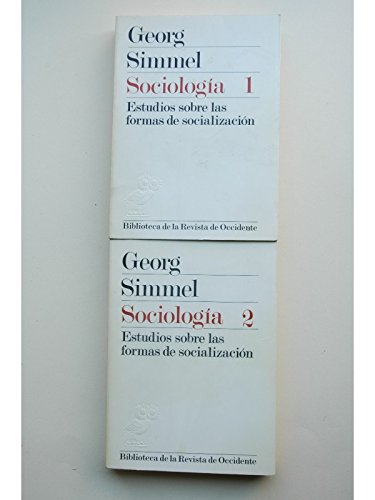 Imagen de archivo de SOCIOLOGIA 1 Y 2: estudios sobre las formas de socializacin a la venta por Librera Races