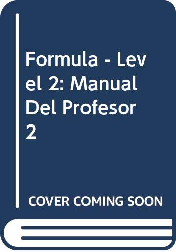 Beispielbild fr Formula - Level 2: Manual Del Profesor 2 zum Verkauf von medimops