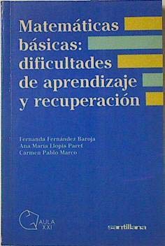 Imagen de archivo de matematicas basicas dificultades de aprendizaje baroja a la venta por DMBeeBookstore