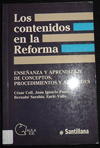 Stock image for LOS CONTENIDOS EN LA REFORMA for sale by Librera Rola Libros