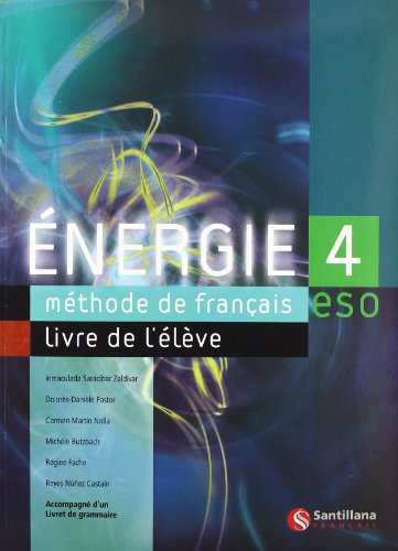 Stock image for ENERGIE 4 LIVRE D'ELEVE for sale by Irish Booksellers