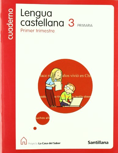 Imagen de archivo de CUADERNO LENGUA 3 PRIMARIA 1 TRIM LA CASA DEL SABER: Cuaderno lengua castellana 3 a la venta por medimops