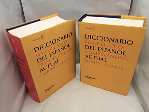 Stock image for Diccionario del Espanol Actual: A-F (Volume 1) for sale by Anybook.com