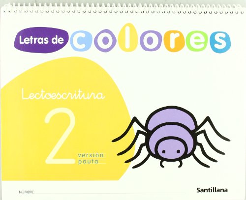 9788429480658: Letras de colores, lectoescritura, Educacin Infantil. Cuaderno 2 (pauta) - 9788429480658 (CUADERNOS)