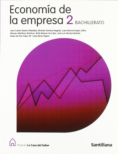 Imagen de archivo de ECONOMIA DE LA EMPRESA 2 BACHILLERATO LA CASA DEL SABER SANTILLANA a la venta por Iridium_Books