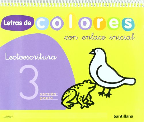 Imagen de archivo de Letras de colores, lectoescritura, Educacin Infantil. Cuaderno 3 a la venta por Revaluation Books