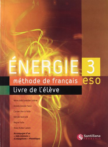 Beispielbild fr Energie 3, Mthode de Franais, Eso - 9788429498783 zum Verkauf von Hamelyn