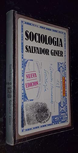 Stock image for Sociologia for sale by Librera Gonzalez Sabio