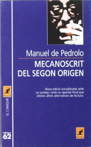 Beispielbild fr Mecanoscrit Del Secon Origen zum Verkauf von Ammareal