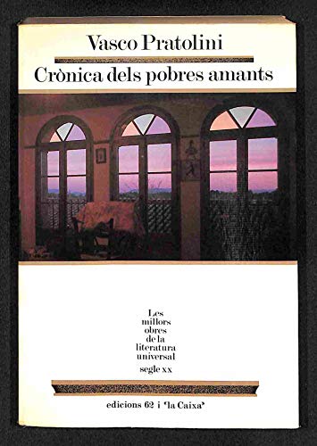 Imagen de archivo de Crnica dels pobres amants (MOLU s.XX - Les Millors Obres) a la venta por medimops