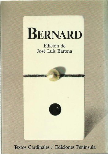 Imagen de archivo de BERNARD a la venta por Iridium_Books