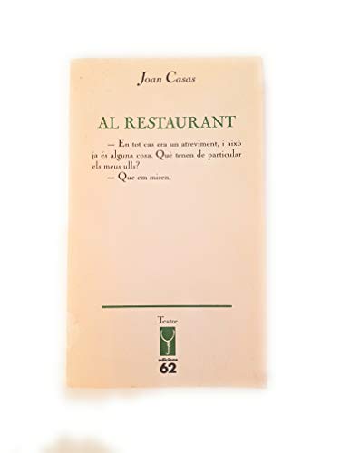 Beispielbild fr Al Restaurant zum Verkauf von Iridium_Books