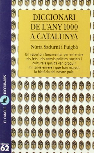 9788429746075: Diccionari de l'any 1000 a Catalunya (Catalan Edition)