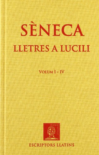 9788429762686: LLETRES A LUCILI I-IV (Bernat metge (quiosc))
